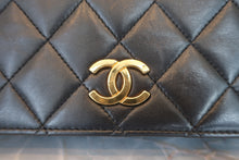 画像をギャラリービューアに読み込む, CHANEL/シャネル マトラッセプッシュロックチェーンショルダーバッグ ラムスキン ブラック/ゴールド金具 ショルダーバッグ 800070033