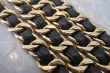 画像をギャラリービューアに読み込む, CHANEL/シャネル マトラッセチェーンリュック ラムスキン ブラック/ゴールド金具 リュック 800010217