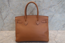 Load image into Gallery viewer, HERMES BIRKIN 30 Graine Couchevel leather Gold □C Engraving Hand bag 700120064