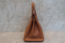 Load image into Gallery viewer, HERMES BIRKIN 30 Graine Couchevel leather Gold □C Engraving Hand bag 700120064