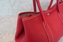 將圖片載入圖庫檢視器 HERMES/エルメス ガーデンパーティPM ネゴンダ ルージュガランス □K刻印 トートバッグ 700080210