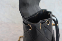 画像をギャラリービューアに読み込む, CHANEL/シャネル マトラッセチェーンリュック ラムスキン ブラック/ゴールド金具 リュック 800010217