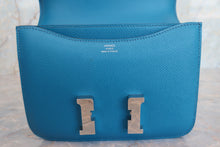 將圖片載入圖庫檢視器 HERMES/エルメス コンスタンス3 ミニ ヴォーエプソン ブルーイズミール □R刻印 ショルダーバッグ 700040233