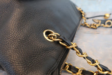 Load image into Gallery viewer, CHANEL CC mark chain tote bag Caviar skin Black/Gold hadware Tote bag 800080245