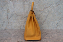 將圖片載入圖庫檢視器 HERMES/エルメス ケリー35 クシュベル ジョーヌ □A刻印 ショルダーバッグ 700030194