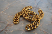 將圖片載入圖庫檢視器 CHANEL/シャネル ココマークブローチ 金メッキ ゴールド ブローチ 500110146