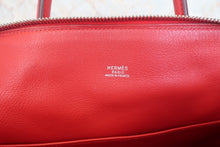 将图片加载到图库查看器,HERMES/BOLIDE 1923 Swift leather Rouge garance □I刻印 Hand bag 800030029