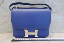 Load image into Gallery viewer, HERMES CONSTANCE3 MINI Epsom leather Blue electric □O Engraving Shoulder bag 700120125