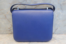 Load image into Gallery viewer, HERMES CONSTANCE3 MINI Epsom leather Blue electric □O Engraving Shoulder bag 700120125