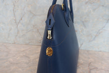 画像をギャラリービューアに読み込む, HERMES/エルメス ボリード31 アルデンヌ ブルー □A刻印 ショルダーバッグ 700080202