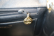 画像をギャラリービューアに読み込む, CHANEL/シャネル Vステッチチェーンショルダーバッグ キャビアスキン ブラック/ゴールド金具 ショルダーバッグ 600100014