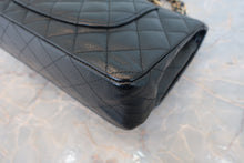 Load image into Gallery viewer, CHANEL Matelasse double flap double chain shoulder bag Caviar skin Black/Gold hadware Shoulder bag 800030114
