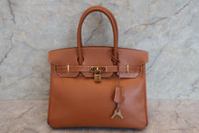 画像をギャラリービューアに読み込む, HERMES/エルメス バーキン30 クシュベル ゴールド □D刻印 ハンドバッグ 700080207