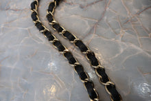 Load image into Gallery viewer, CHANEL Matelasse double flap double chain shoulder bag Caviar skin Black/Gold hadware Shoulder bag 800030114