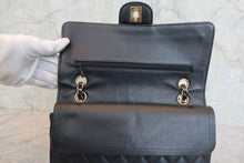 Load image into Gallery viewer, CHANEL Matelasse double flap double chain shoulder bag Caviar skin Black/Gold hadware Shoulder bag 800030114
