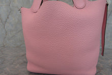 Load image into Gallery viewer, HERMES PICOTIN LOCK MM Clemence leather Rose sakura T Engraving Hand bag 700070209