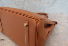 画像をギャラリービューアに読み込む, HERMES/エルメス バーキン30 クシュベル ゴールド □D刻印 ハンドバッグ 700080207