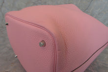 Load image into Gallery viewer, HERMES PICOTIN LOCK MM Clemence leather Rose sakura T Engraving Hand bag 700070209