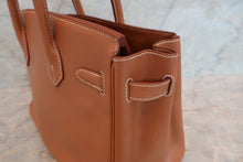 画像をギャラリービューアに読み込む, HERMES/エルメス バーキン30 クシュベル ゴールド □D刻印 ハンドバッグ 700080207