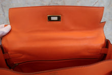 画像をギャラリービューアに読み込む, HERMES/エルメス ケリー32 ヴォーガリバー オレンジ 〇Z刻印 ショルダーバッグ 700050217