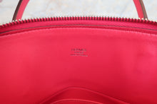 将图片加载到图库查看器,HERMES/BOLIDE 27 Epsom leather Rose extreme D刻印 Shoulder bag 700050049