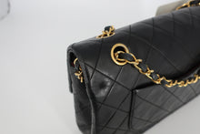 画像をギャラリービューアに読み込む, CHANEL/シャネル マトラッセWフラップWチェーンショルダーバッグ ラムスキン ブラック/ゴールド金具 ショルダーバッグ 800090039