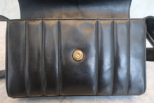 Load image into Gallery viewer, CHANEL Mademoiselle shoulder bag Lambskin Black/Gold hadware Shoulder bag 700120195