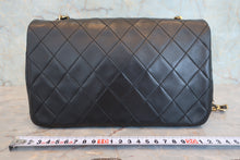 画像をギャラリービューアに読み込む, CHANEL/シャネル マトラッセフルフラップチェーンショルダーバッグ ラムスキン ブラック/ゴールド金具 ショルダーバッグ 800080219