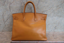 画像をギャラリービューアに読み込む, HERMES/エルメス バーキン40 ボックスカーフ ナチュラル 〇X刻印 ハンドバッグ 700020091