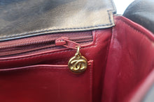 Load image into Gallery viewer, CHANEL Mademoiselle shoulder bag Lambskin Black/Gold hadware Shoulder bag 700120195