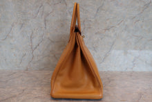 画像をギャラリービューアに読み込む, HERMES/エルメス バーキン40 ボックスカーフ ナチュラル 〇X刻印 ハンドバッグ 700020091