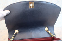 Load image into Gallery viewer, CHANEL Diana matelasse chain shoulder bag Lambskin Navy/Gold hadware Shoulder bag 800070144