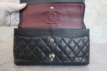 Load image into Gallery viewer, CHANEL Matelasse double flap double chain shoulder bag Caviar skin Black/Silver hadware Shoulder bag 800060023