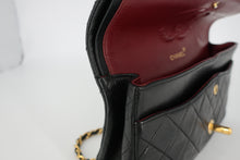 画像をギャラリービューアに読み込む, CHANEL/シャネル マトラッセWフラップWチェーンショルダーバッグ ラムスキン ブラック/ゴールド金具 ショルダーバッグ 800090039