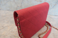 Load image into Gallery viewer, CHANEL CC mark chain wallet Caviar skin Pink/Gold hadware Shoulder bag 700120136