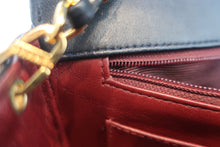 Load image into Gallery viewer, CHANEL Diana matelasse chain shoulder bag Lambskin Navy/Gold hadware Shoulder bag 800070144