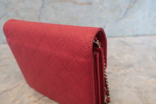 Load image into Gallery viewer, CHANEL CC mark chain wallet Caviar skin Pink/Gold hadware Shoulder bag 700120136
