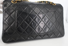 画像をギャラリービューアに読み込む, CHANEL/シャネル マトラッセWフラップWチェーンショルダーバッグ ラムスキン ブラック/ゴールド金具 ショルダーバッグ 800090039