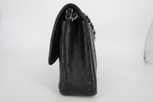 画像をギャラリービューアに読み込む, CHANEL/シャネル マトラッセWフラップWチェーンショルダーバッグ キャビアスキン ブラック/シルバー金具 ショルダーバッグ 800100070