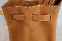 画像をギャラリービューアに読み込む, HERMES/エルメス バーキン40 ボックスカーフ ナチュラル 〇X刻印 ハンドバッグ 700020091