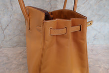 画像をギャラリービューアに読み込む, HERMES/エルメス バーキン40 ボックスカーフ ナチュラル 〇X刻印 ハンドバッグ 700020091