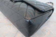 画像をギャラリービューアに読み込む, CHANEL/シャネル マトラッセWフラップWチェーンショルダーバッグ キャビアスキン ブラック/シルバー金具 ショルダーバッグ 800010227