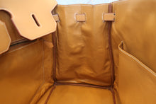 画像をギャラリービューアに読み込む, HERMES/エルメス バーキン40 ボックスカーフ ナチュラル 〇X刻印 ハンドバッグ 700020091