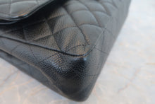 画像をギャラリービューアに読み込む, CHANEL/シャネル マトラッセWフラップWチェーンショルダーバッグ キャビアスキン ブラック/シルバー金具 ショルダーバッグ 800010227