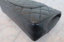 画像をギャラリービューアに読み込む, CHANEL/シャネル マトラッセWフラップWチェーンショルダーバッグ キャビアスキン ブラック/シルバー金具 ショルダーバッグ 800010227