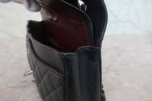 画像をギャラリービューアに読み込む, CHANEL/シャネル マトラッセWフラップWチェーンショルダーバッグ キャビアスキン ブラック/シルバー金具 ショルダーバッグ 800010227