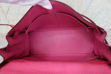Load image into Gallery viewer, HERMES KELLY 32 Chevre myzore goatskim Fuschia pink □J Engraving Shoulder bag 700090216