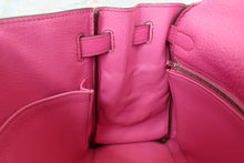 Load image into Gallery viewer, HERMES KELLY 32 Chevre myzore goatskim Fuschia pink □J Engraving Shoulder bag 700090216
