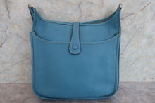 画像をギャラリービューアに読み込む, HERMES/エルメス エブリン2GM トリヨンクレマンス ブルージーン □H刻印 ショルダーバッグ 700080208