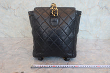 画像をギャラリービューアに読み込む, CHANEL/シャネル マトラッセチェーンリュック ラムスキン ブラック/ゴールド金具 リュック 800010202